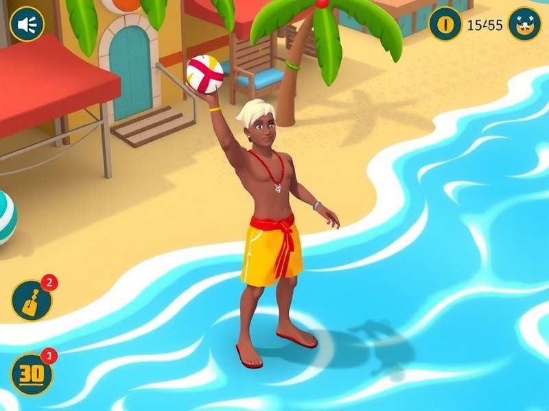 Beach Volley Adventure gameplay screenshot
