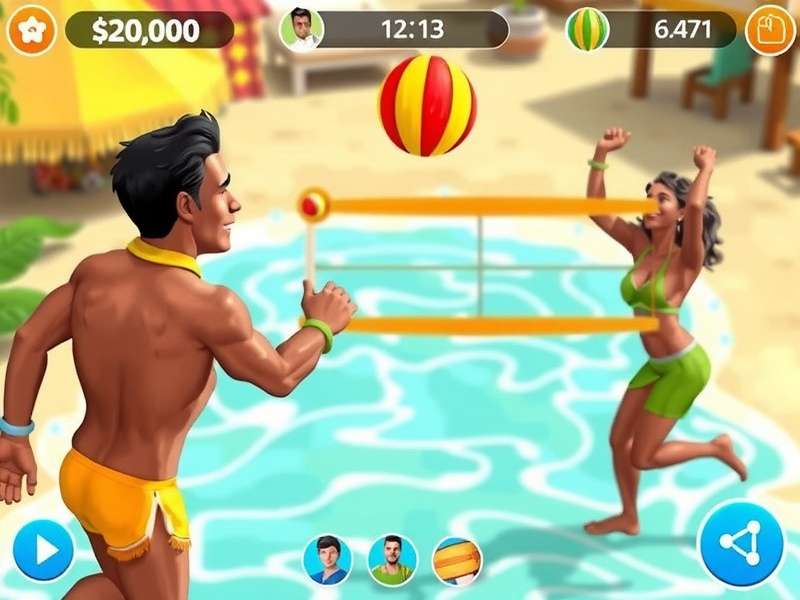 Beach Volley Adventure character customization